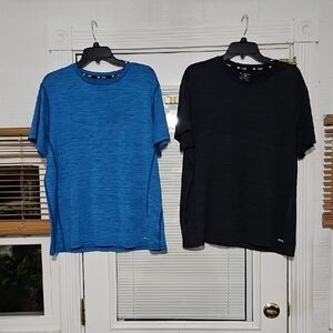 Stylish Blue and Black Short Sleeve Tees
